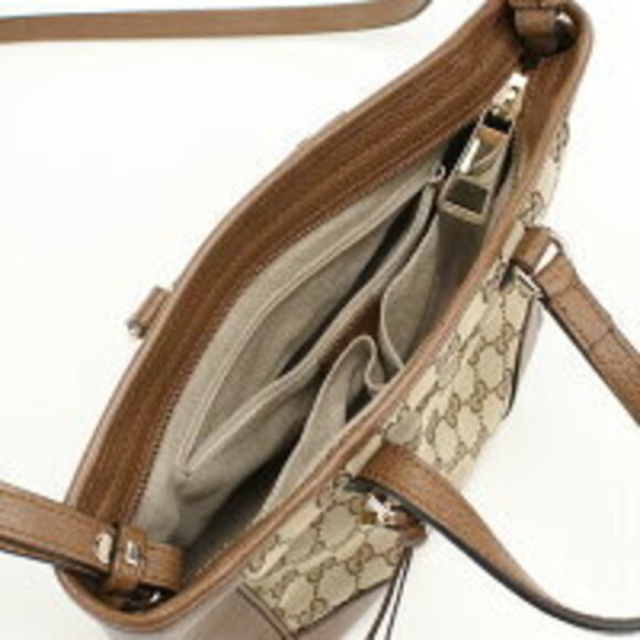 Gucci Tote Bag GG Canvas Beige - Picture 3 of 5